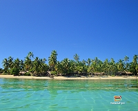 Una delle spiagge di Plantation Iland Resort